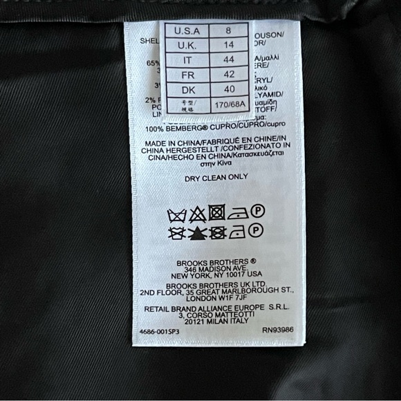 Brooks Brothers Tweed Wool Blend A-Line Skirt, Size 8 - Picture 8 of 9